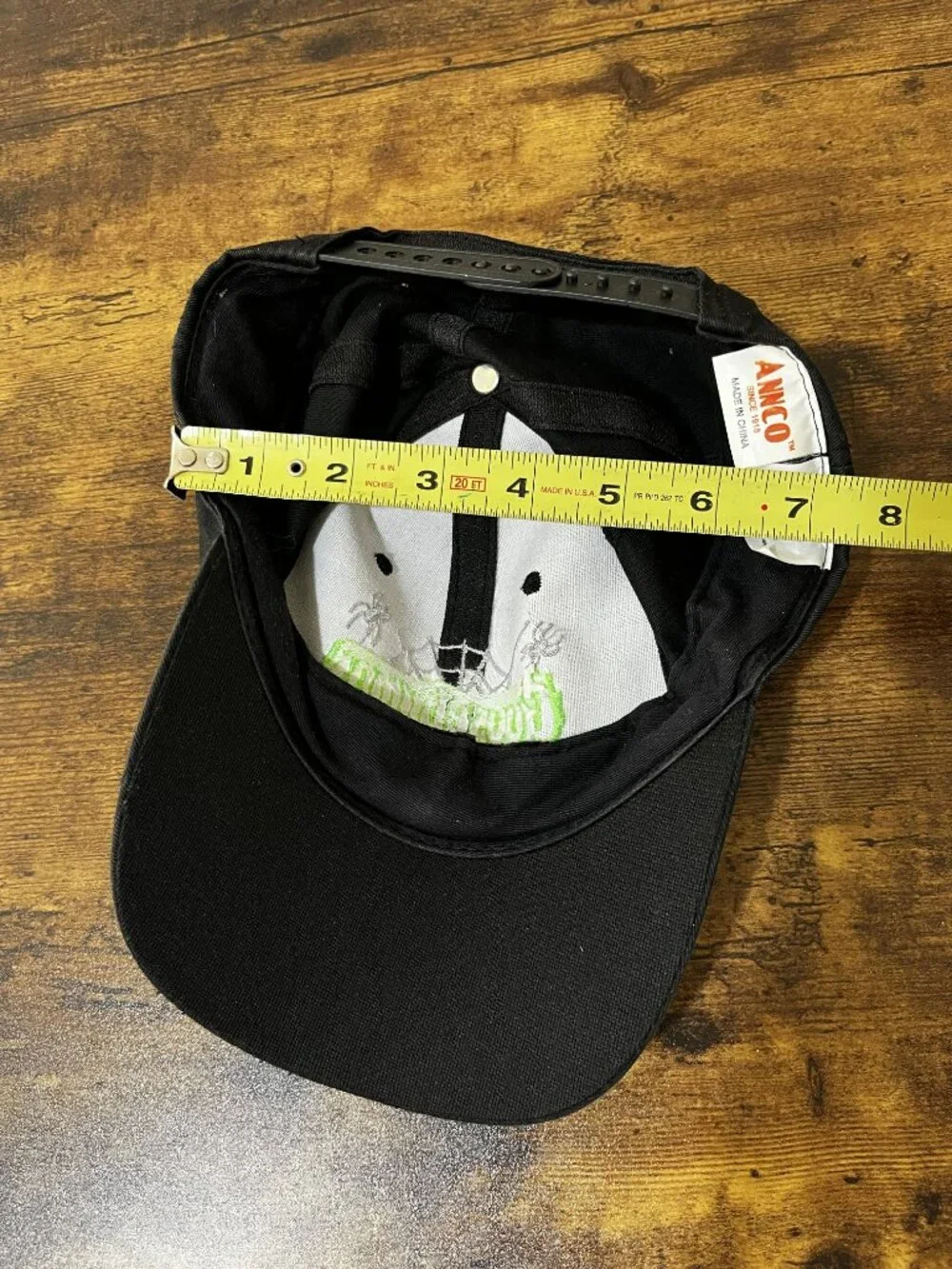 Vintage 90s Goosebumps Snapback Hat Black Green Spider ANNCO Youth R.L. Stine